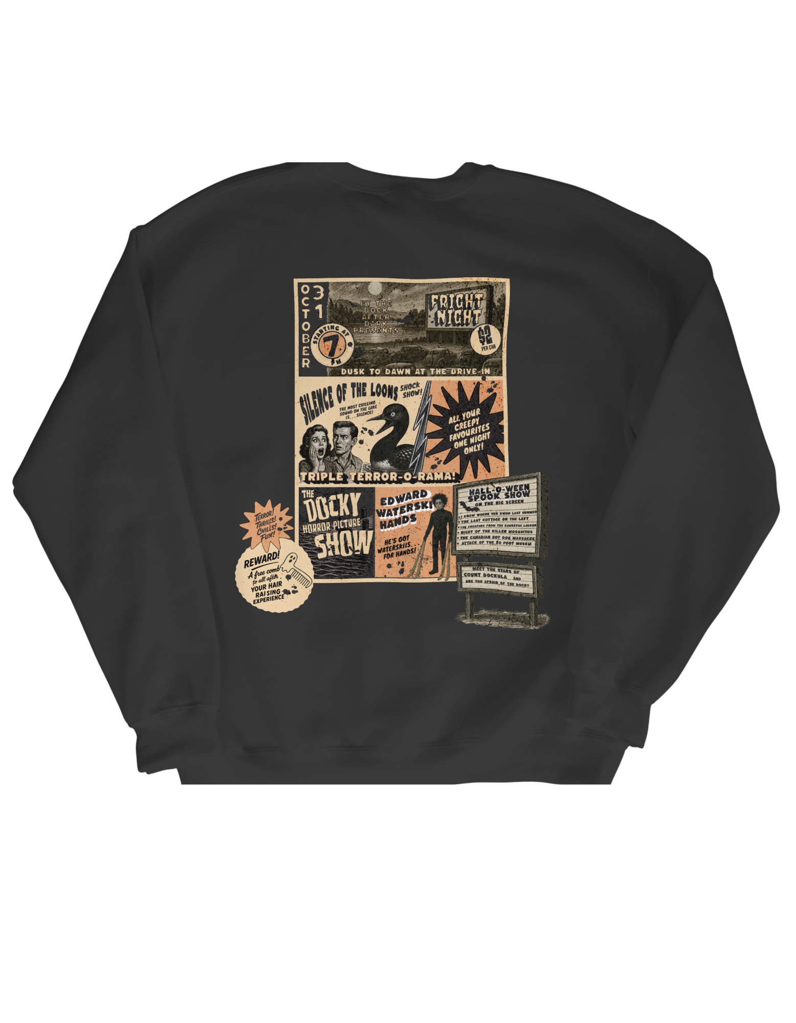 Fright Nights By the Dock Crewneck