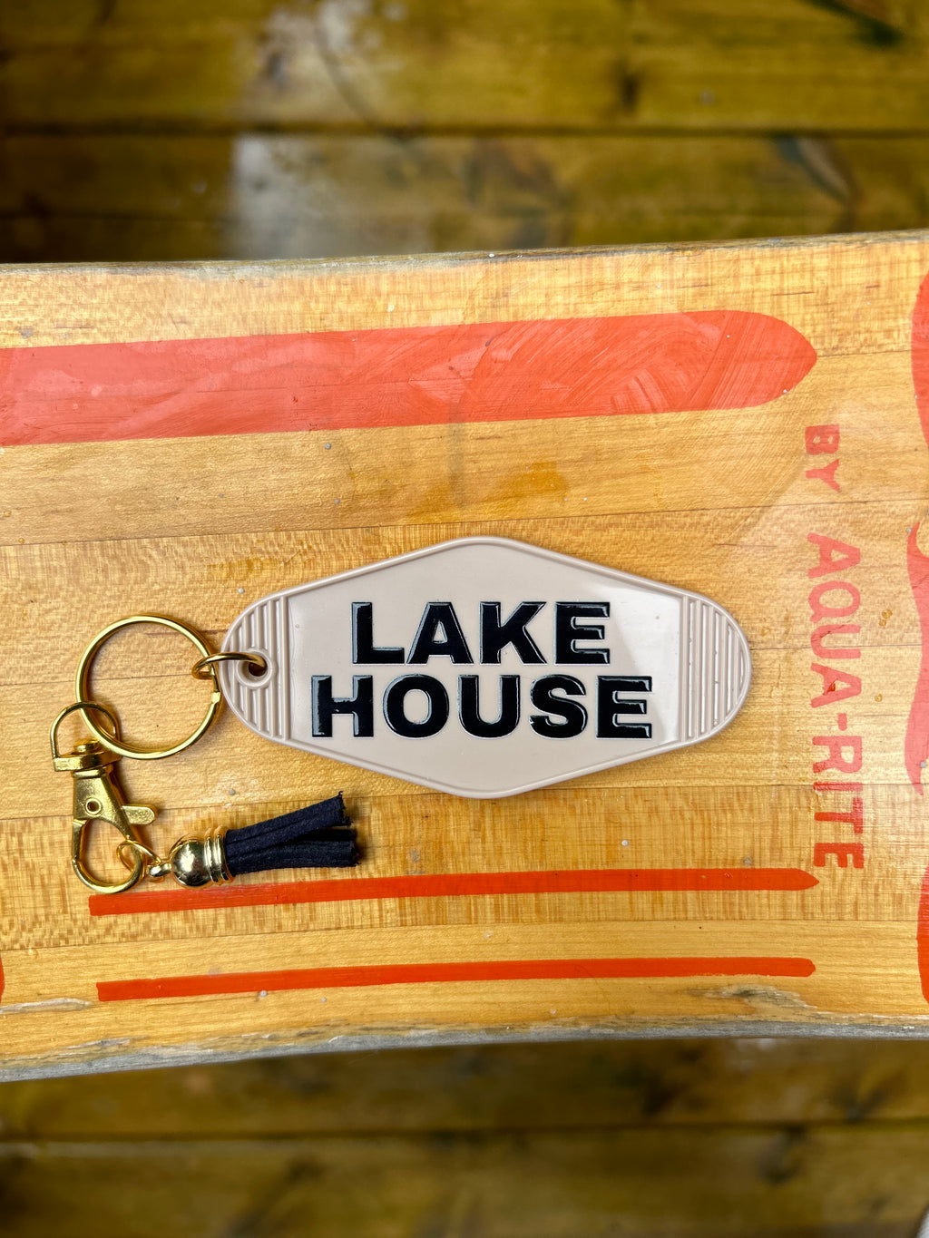 Lake Motel Keychains