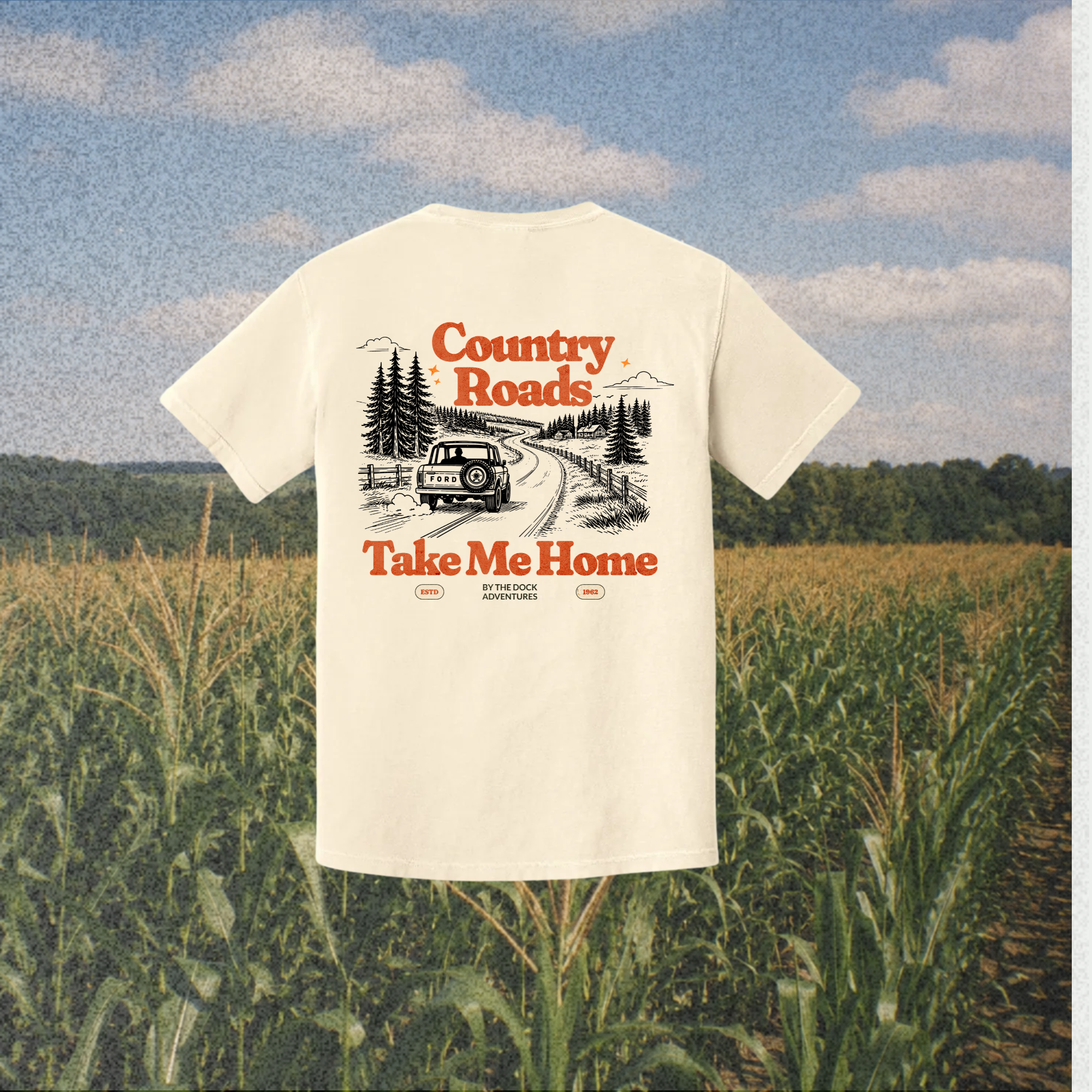Country Roads Take Me Home Tee