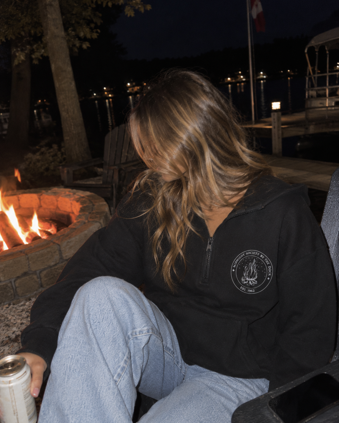Midnight Society 1/2 Zip