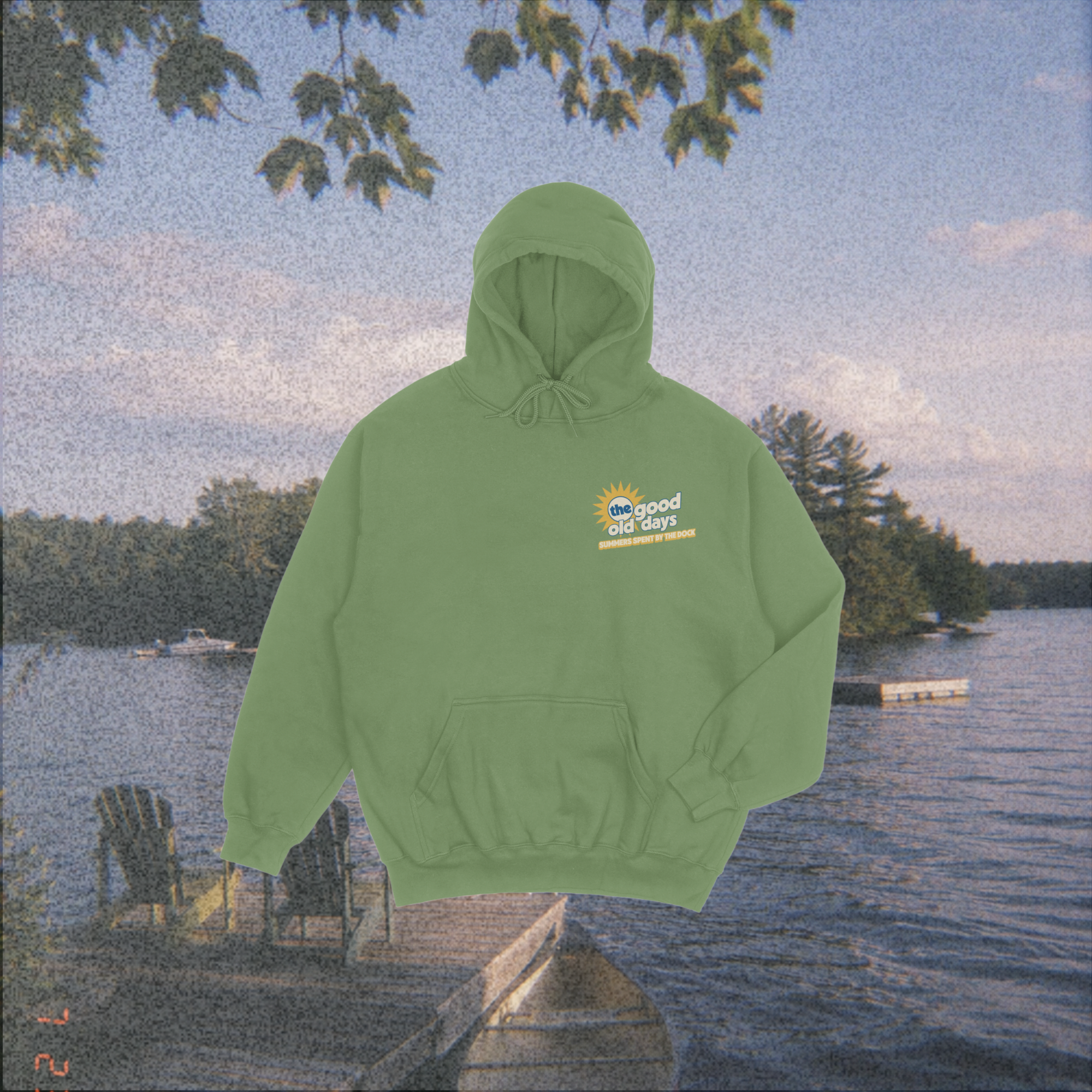 Good Ol' Days Retro Sticker Hoodie