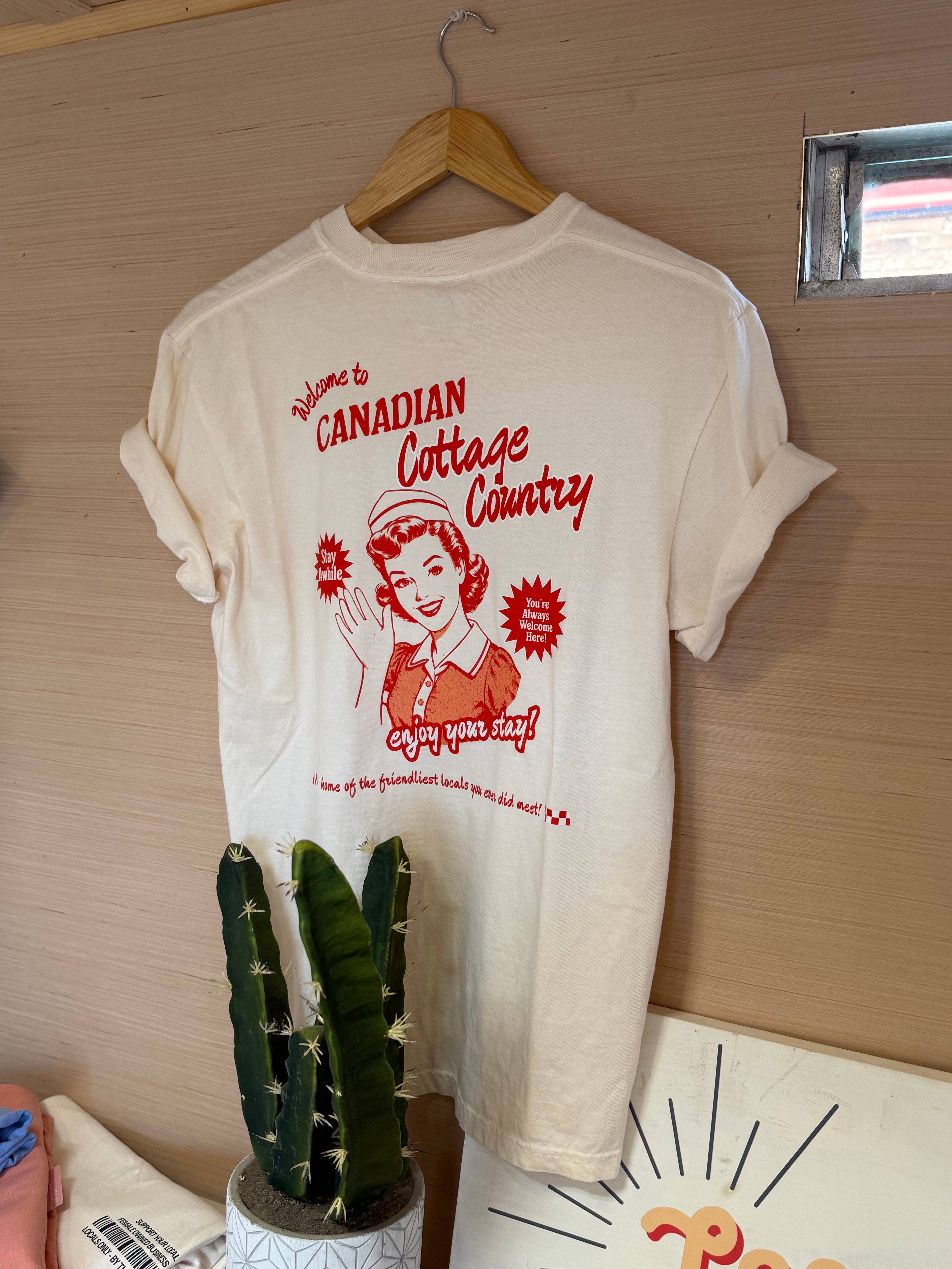 Welcome to Canadian Cottage Country Tee