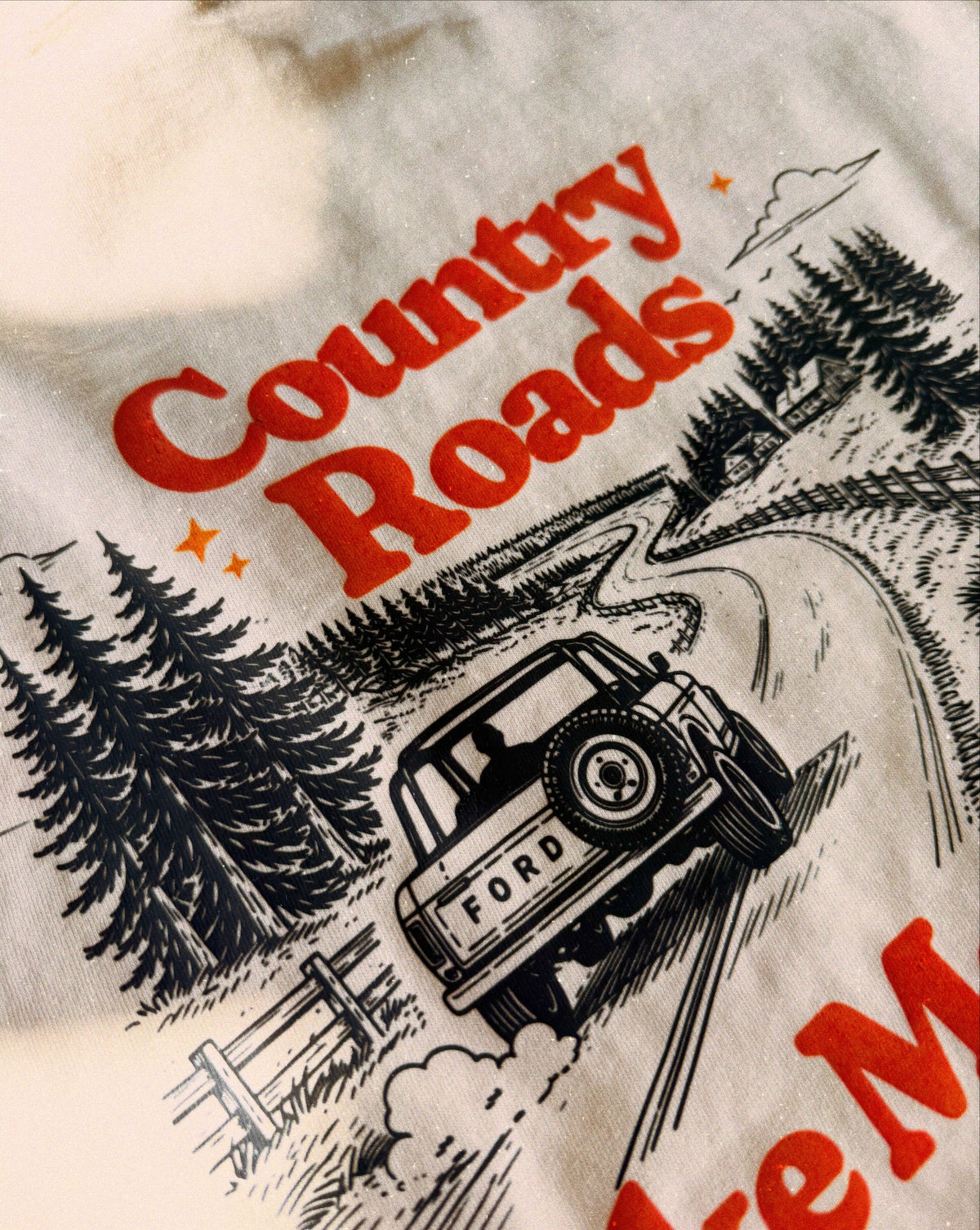 Country Roads Take Me Home Tee