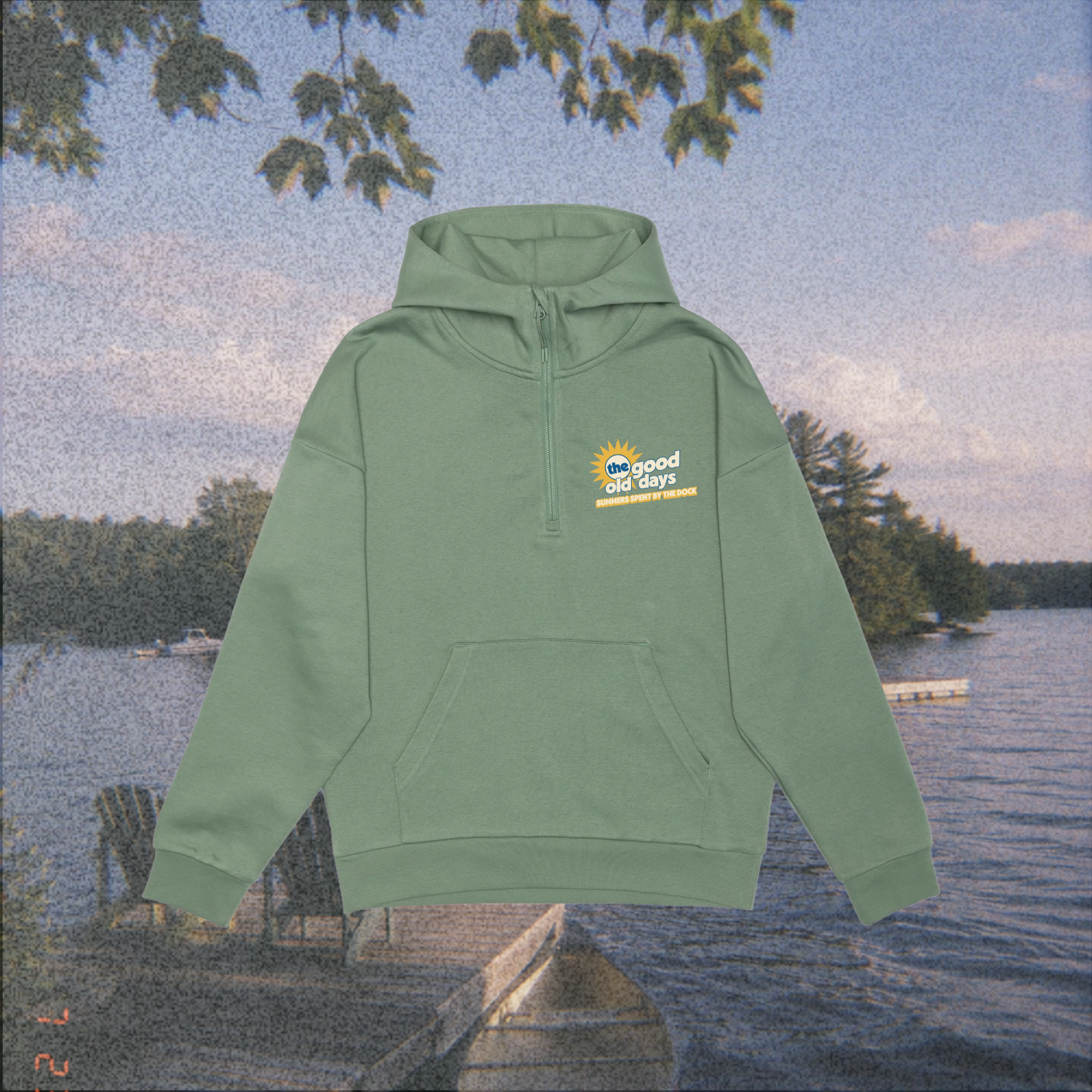 Good Ol' Days Retro Sticker Hoodie
